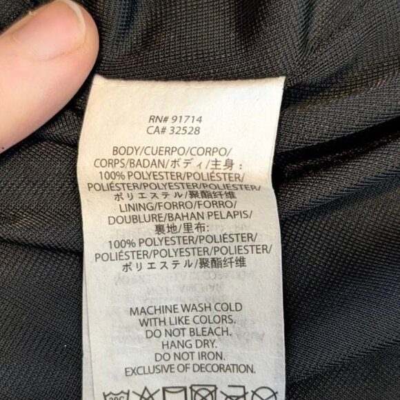 Armani Exchange Black One-Shoulder Flowy Top - Picture 9 of 9